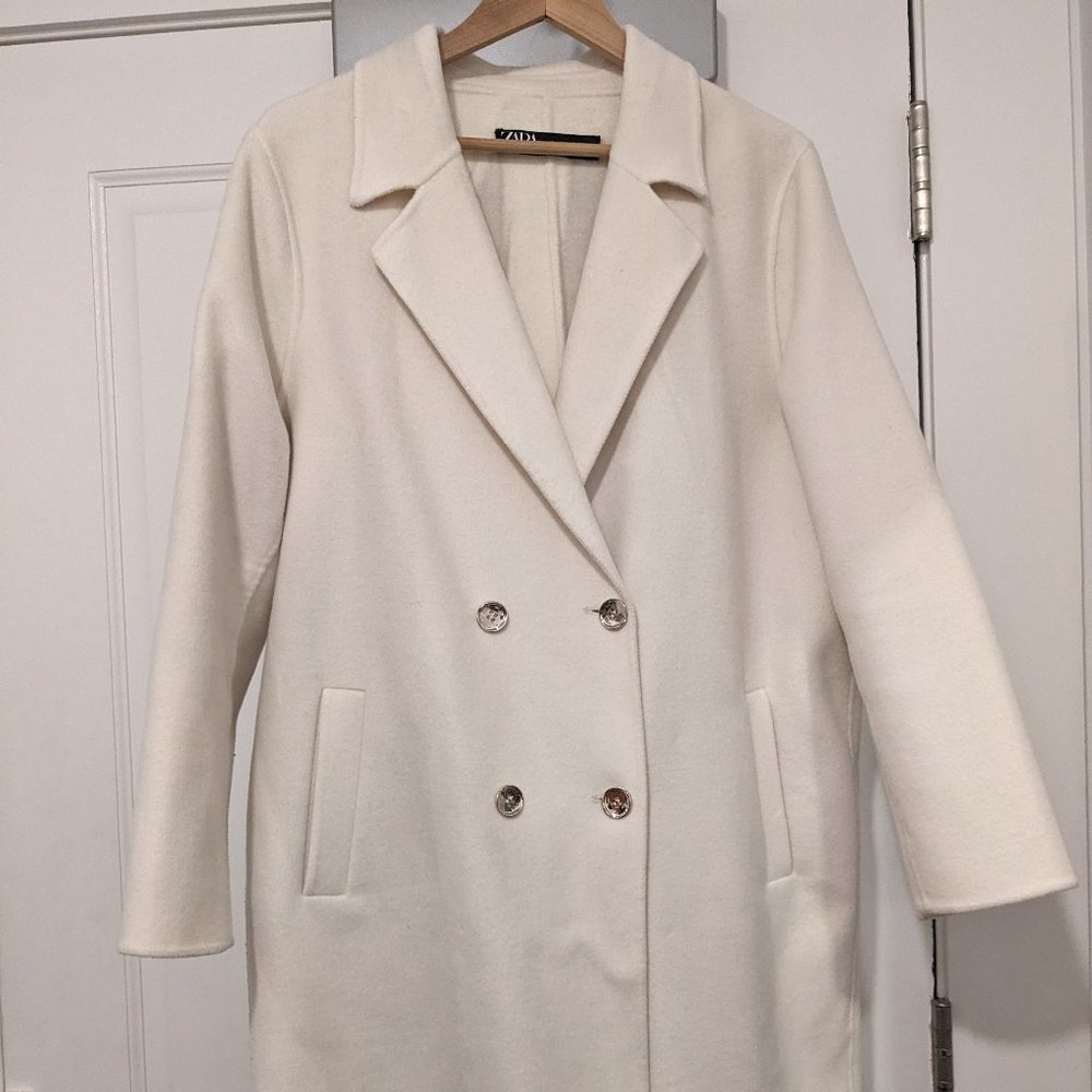 White Zara Coat